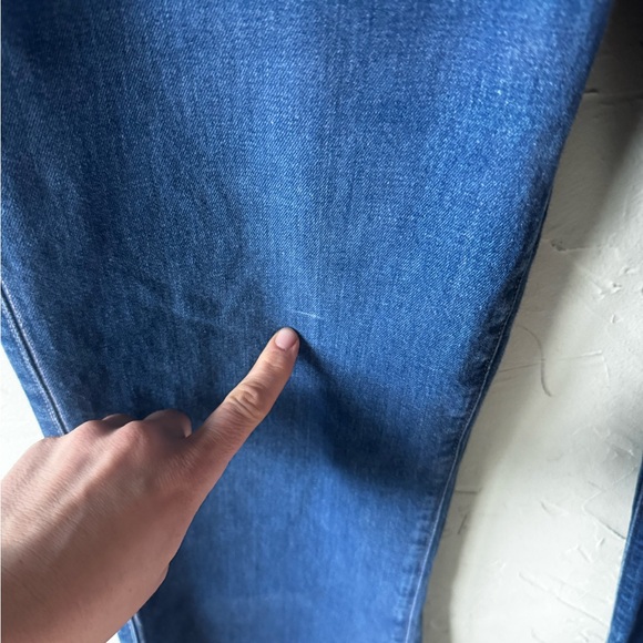 Paige Leenah Jeans Womens Size 31 Wide Leg Blue - Picture 5 of 14